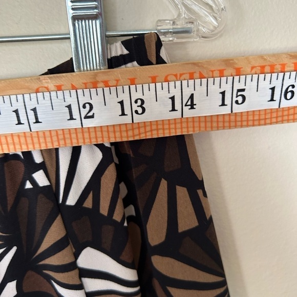 VTG Y2K CHICO’S M Midi Skirt Women Paisley Boho Liquid Fabric Whimsigoth festiva - Picture 6 of 9